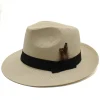 Feather Band Trilby Fedora Hat - Image 2