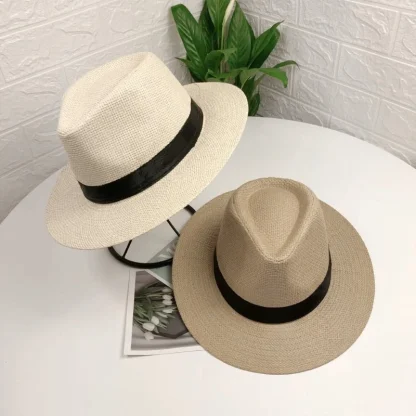 Casual Sunshade Fedora Hat - Image 3