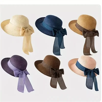 Vintage Style Bowknot Fedora Hat
