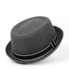 Modern Flat Brim Fedora Hat