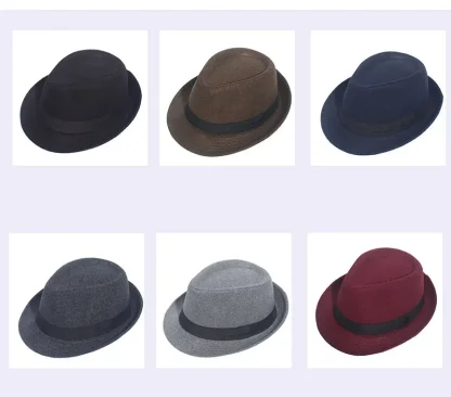 Elegant Bowler Fedora Hat - Image 4