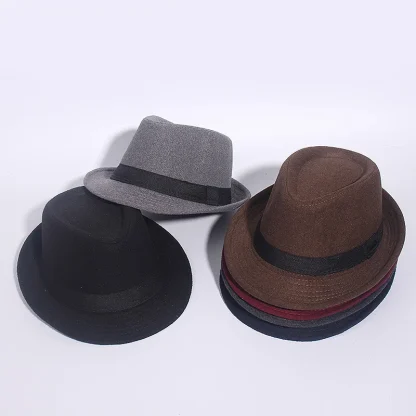 Elegant Bowler Fedora Hat - Image 3