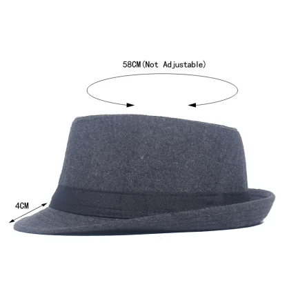 Elegant Bowler Fedora Hat - Image 5