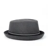Modern Flat Brim Fedora Hat - Image 6