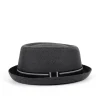 Modern Flat Brim Fedora Hat - Image 2