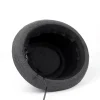 Modern Flat Brim Fedora Hat - Image 5