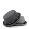 Modern Flat Brim Fedora Hat - Image 4