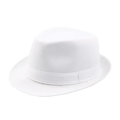 Solid Color Summer Fedora - Image 2