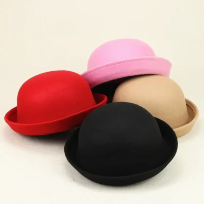 Solid Color Dome Fedora - Image 5