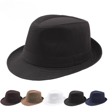 Solid Color Summer Fedora - Image 6